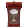 Grandfather Clock, 26.7 in Classic Vintage Pendulum Clock, Pine Wood & MDF Wall Clocks with Quartz Movement and Quiet Design, for Living Room, Bedroom