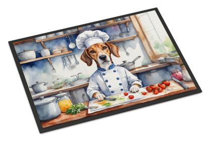 NEW American Foxhound The Chef Doormat Front Door Mat Indoor Outdoor Rugs for Entryway, Non Slip Washable Low Pile, 18H X 27W