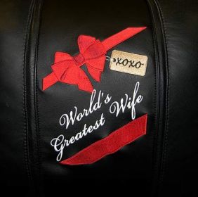 Worlds Greatest Wife Logo Panel (Logo Panel Size: 24" Panel for Xpression Gaming Chair Only)