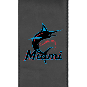 Miami Marlins Primary Logo Panel (Logo Panel Size: 24" Panel for Xpression & PhantomX Gaming Chair Only)